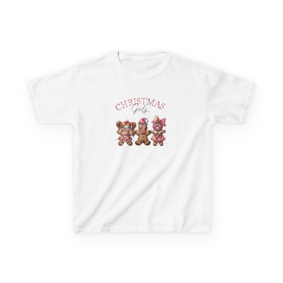 Kids Christmas Girly Shirt – Festive Holiday Tee for Girls
