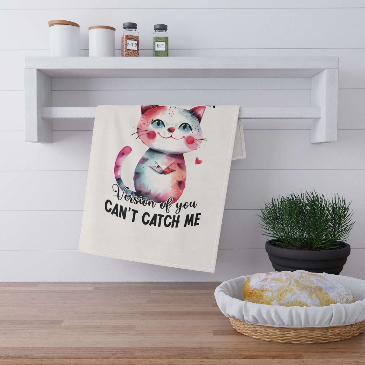 Funny Cat Tea Towels