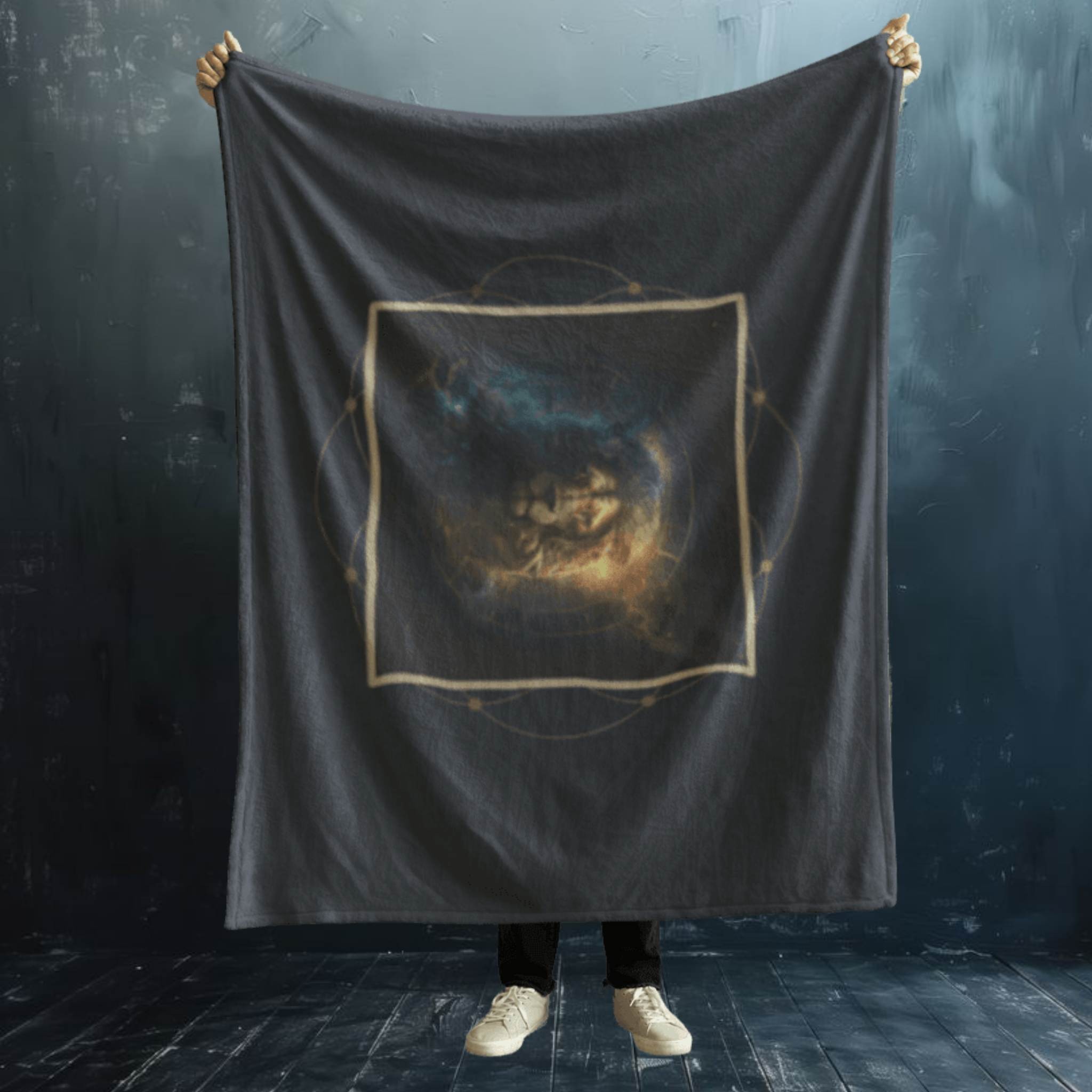 Leo Zodiac Velvet Throw Blanket