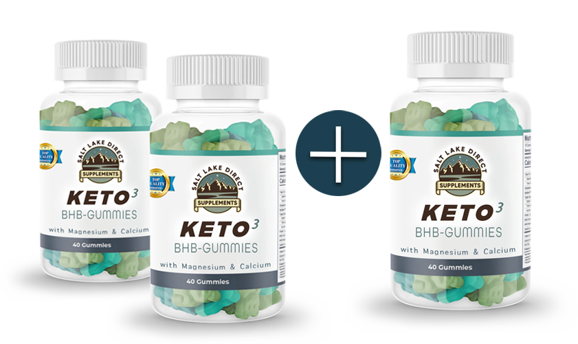 KETO BHB Fat Burning Gummies Bundle 3 Bottles