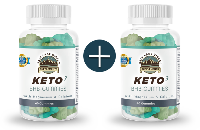 KETO BHB Fat Burning Gummies Bundle 2 Bottles
