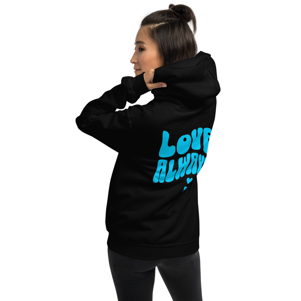Love Always - Unisex Hoodie (blank on front, another color available)