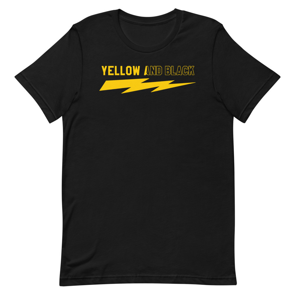 Yellow and Black Support Shirt