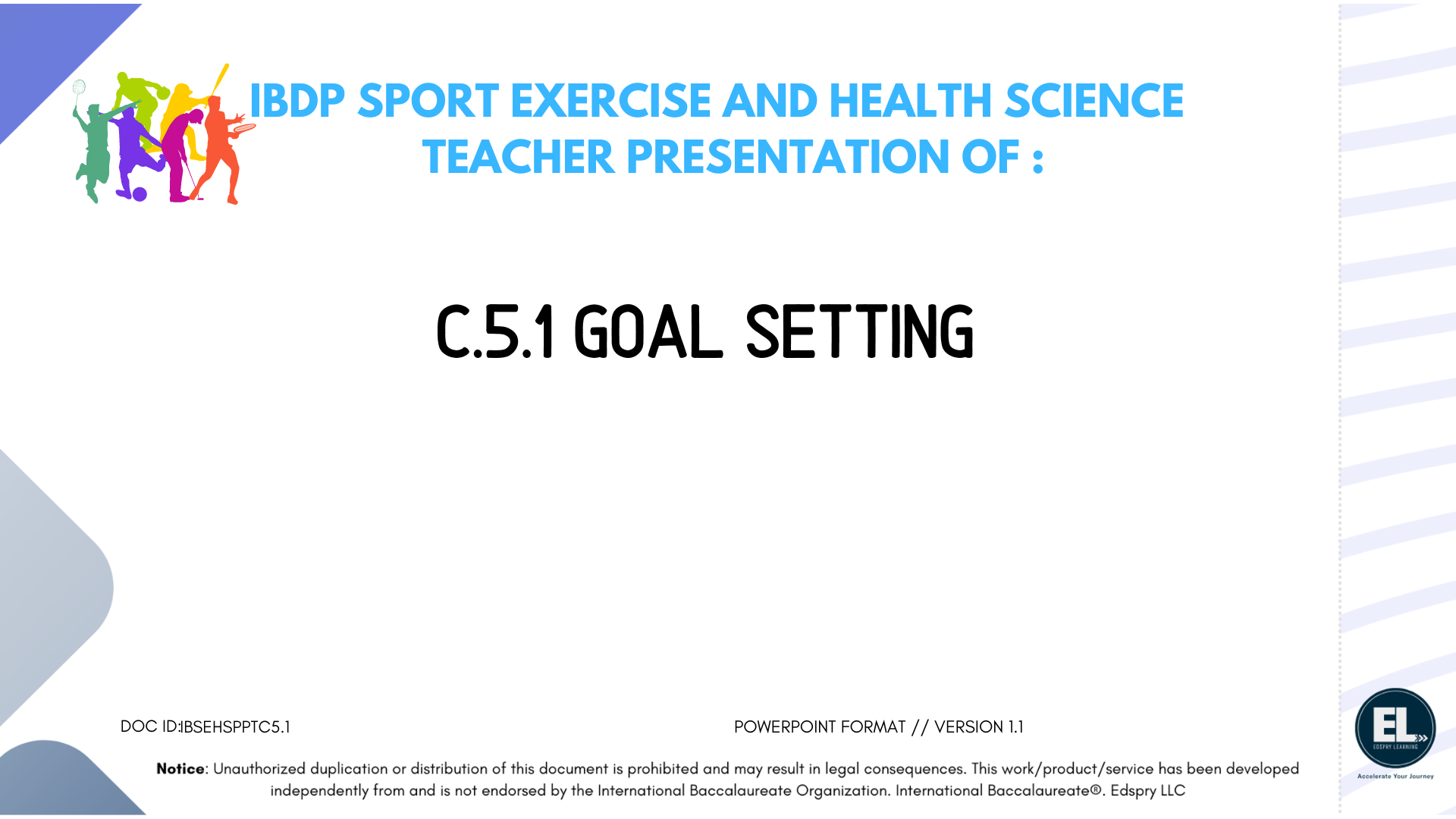 SEHS C.5.1 Goal Setting