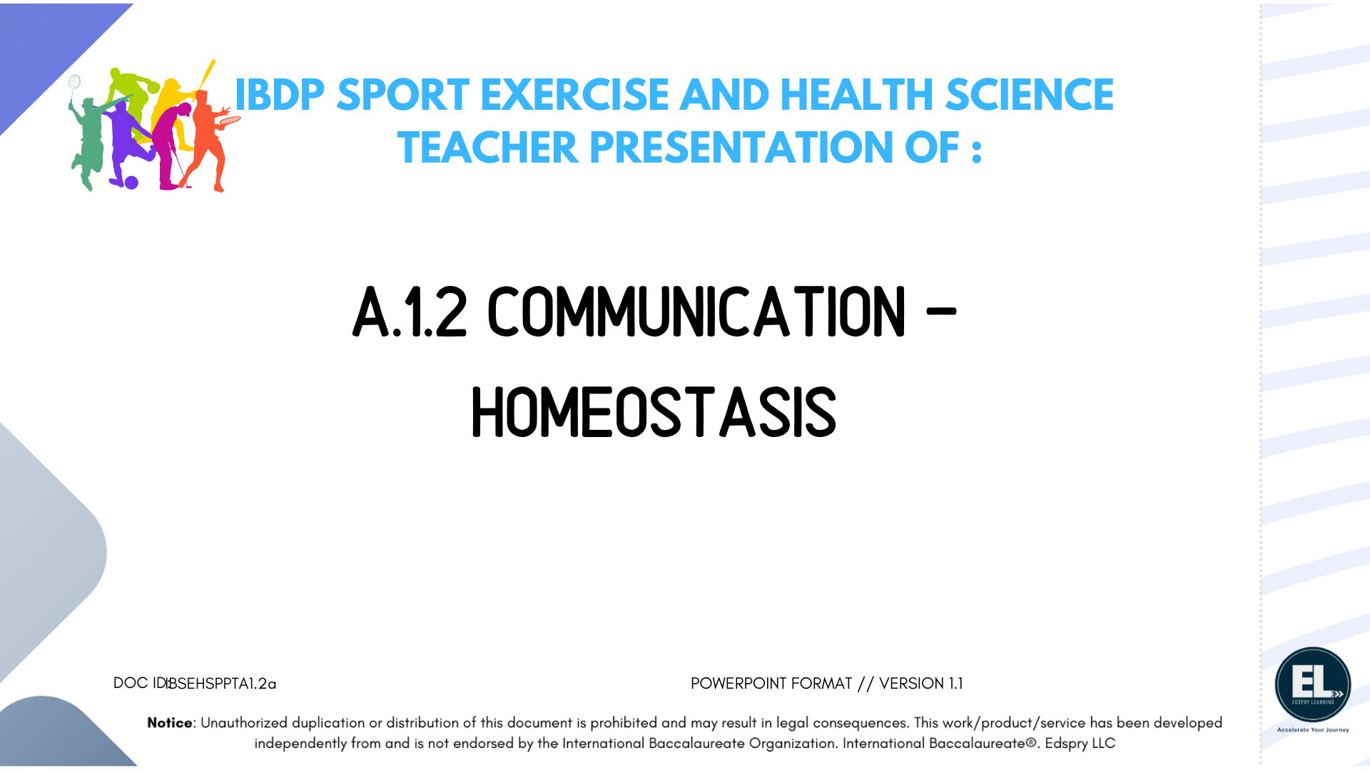 SEHS A.1.2-Communication-Homeostasis - PowerPoint