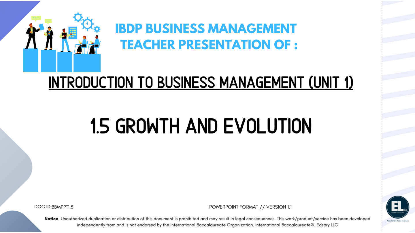 BM 1.5 Growth and evolution PowerPoint