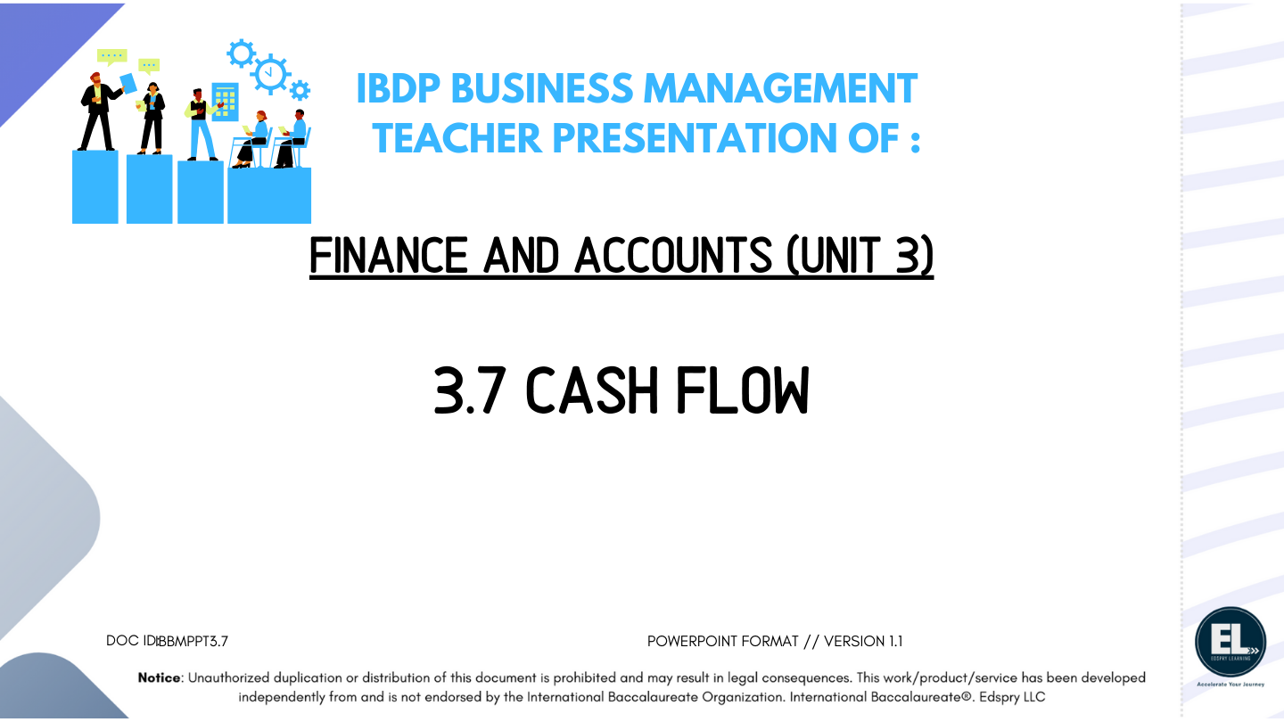 BM 3.7 Cash flow PowerPoint