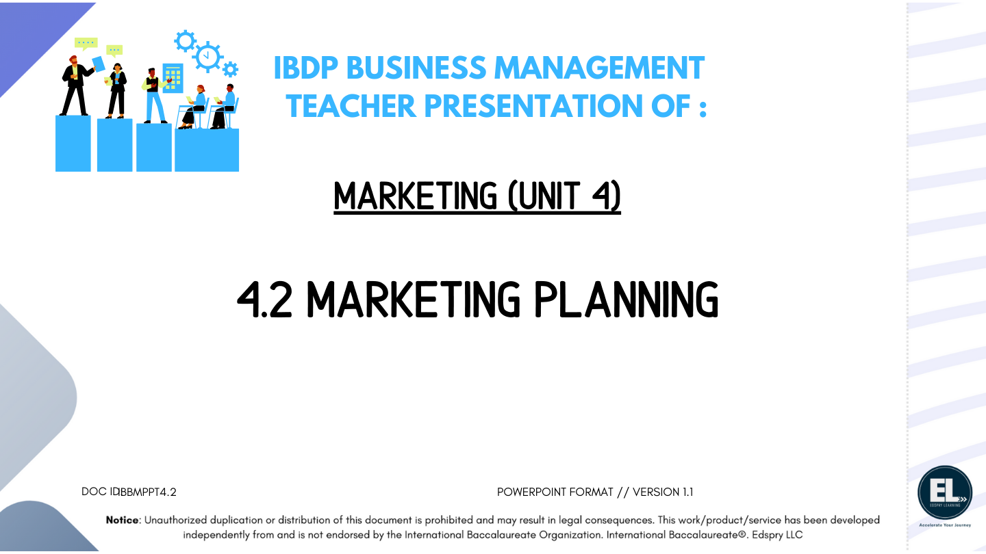 BM 4.2 Marketing planning PowerPoint