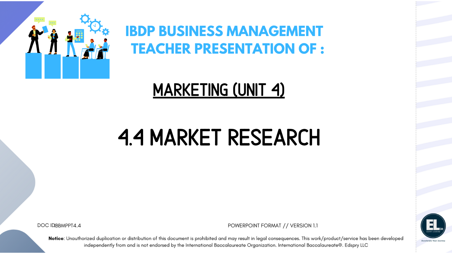 BM 4.4 Market research PowerPoint