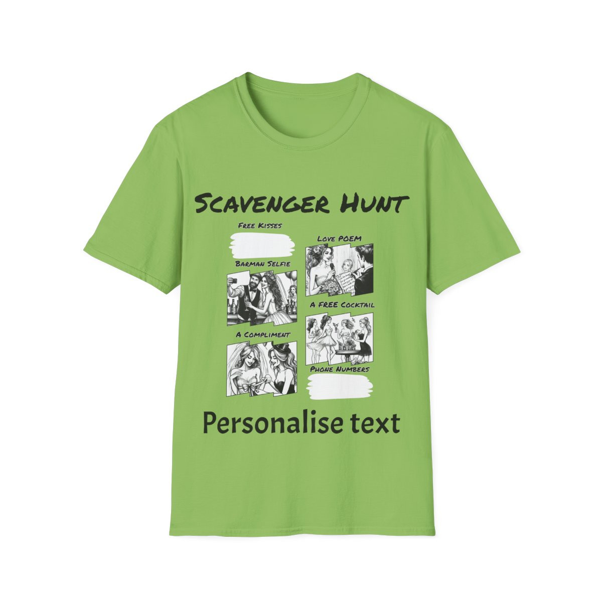 Hen Party Scavenger Hunt T-Shirt