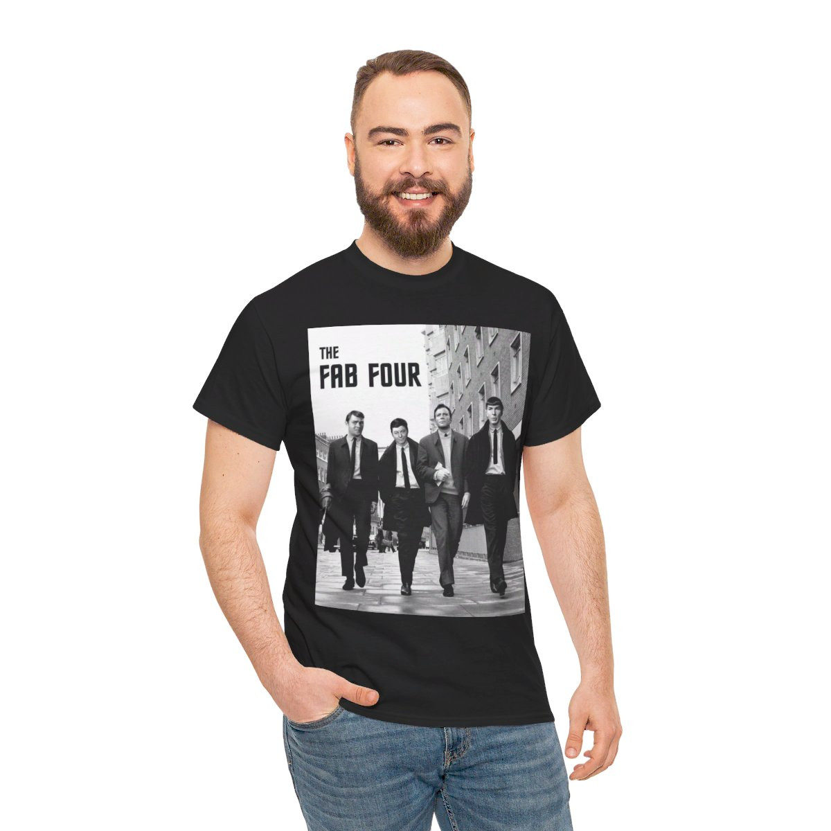 The Fab Four Shatner Nemoy Kelly Duhan Men's Short Sleeve Tee