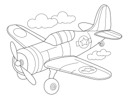 Nebeska avantura: bojanka aviona za djecu