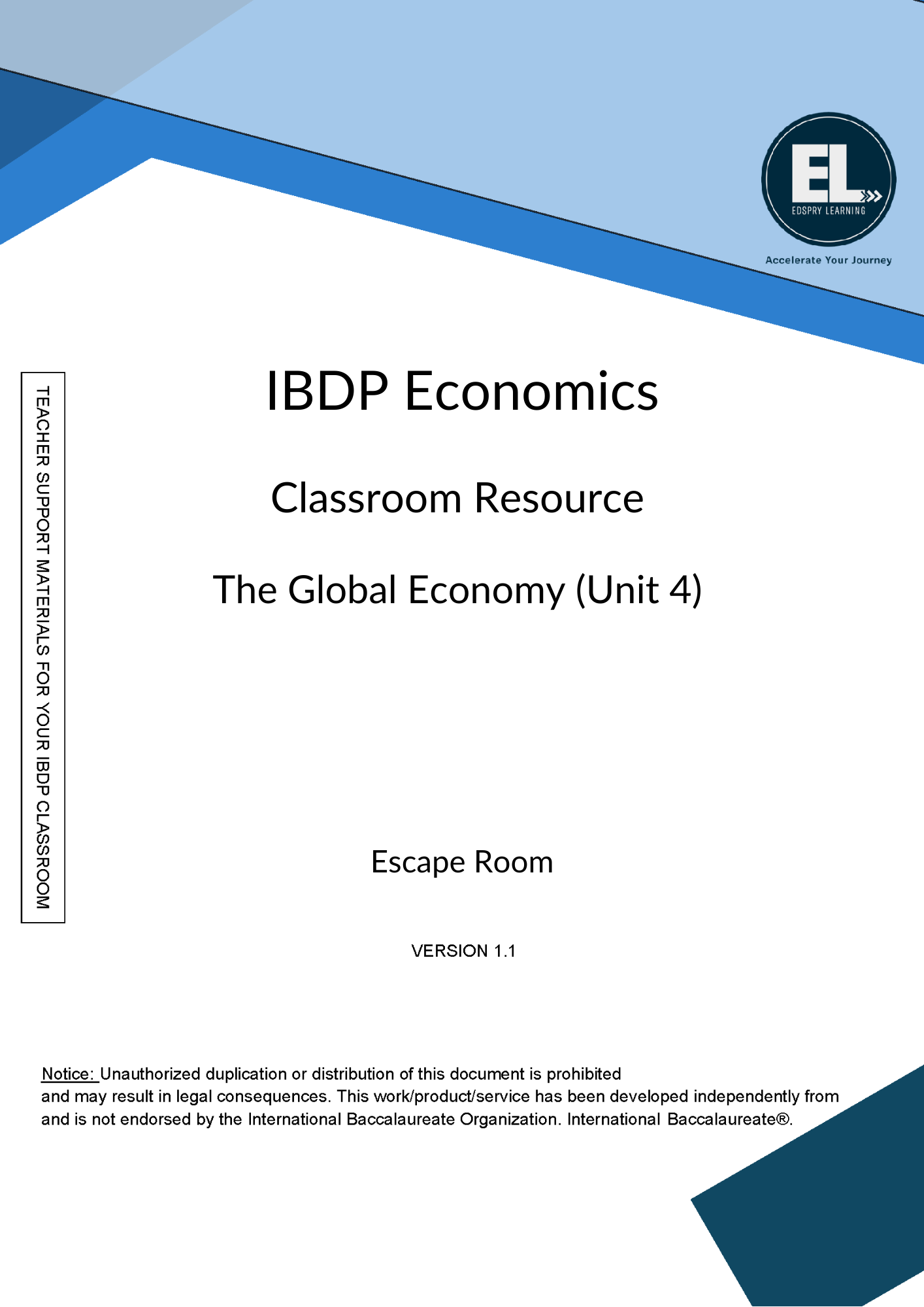 ECO The Global Economy - Escape Room