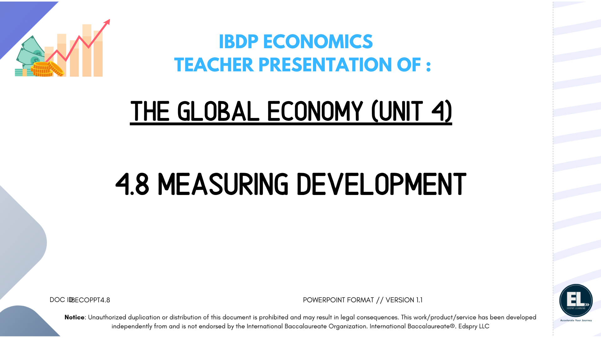 ECO 4.8 Measuring development - PowerPoint