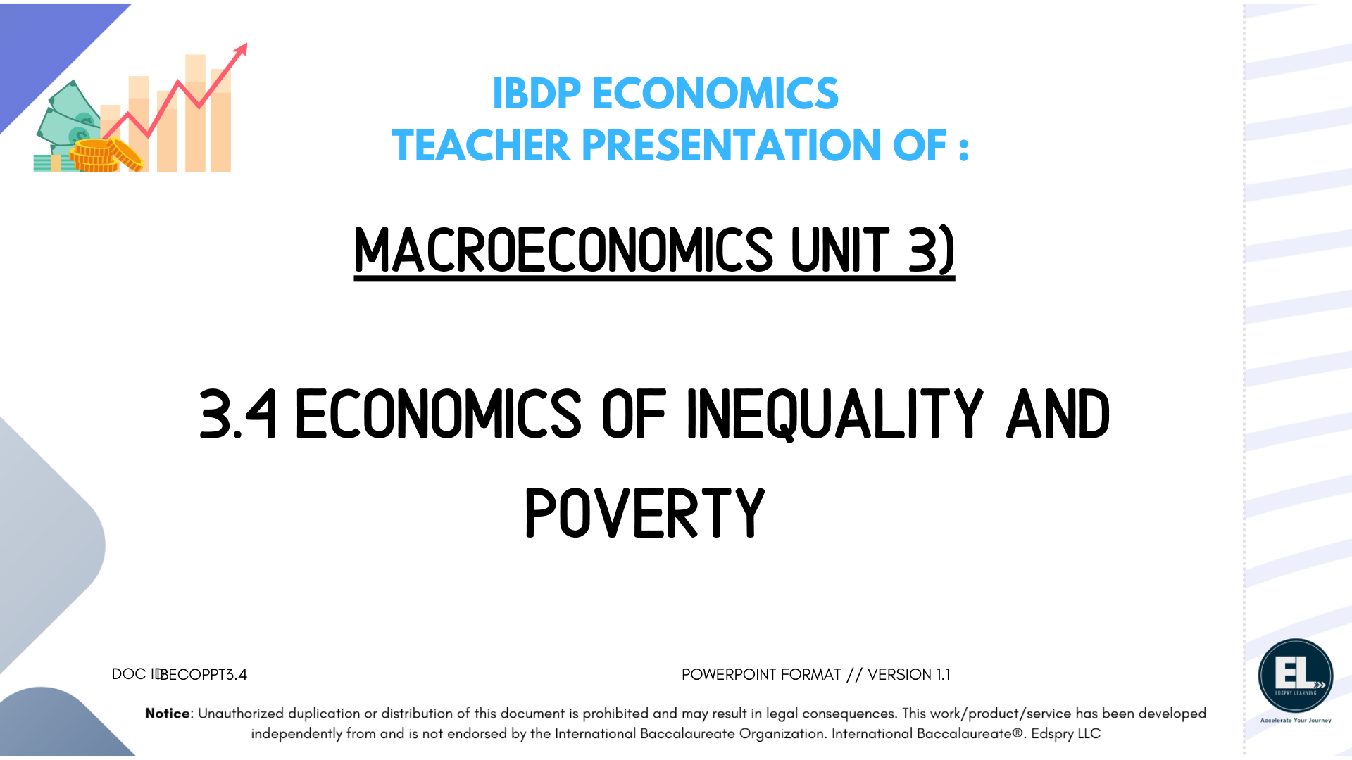 ECO 3.4 Economics of inequality and poverty (includes HL only calculation) - PowerPoint