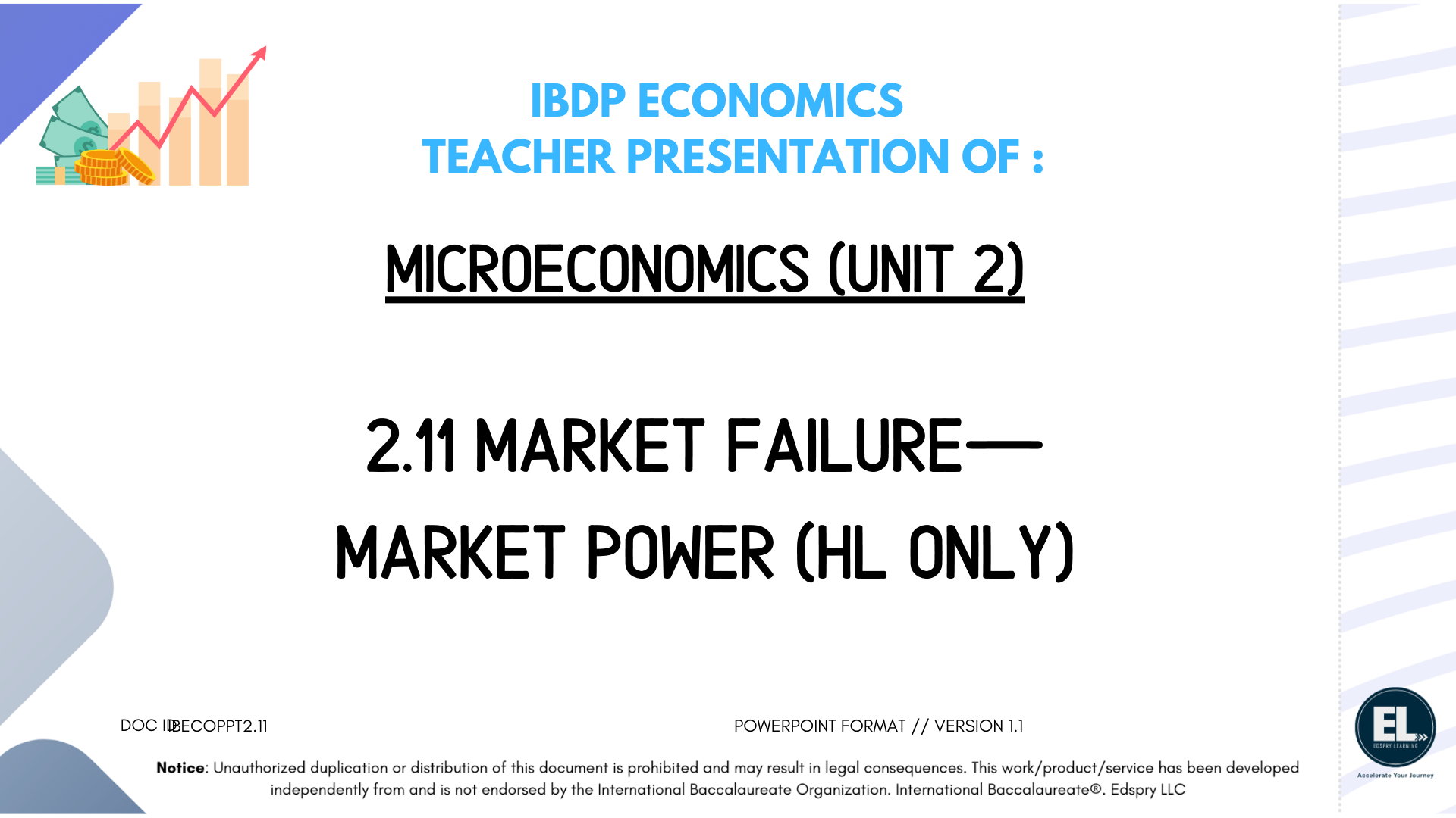 ECO 2.11 Market failure - market power (HL only) - PowerPoint
