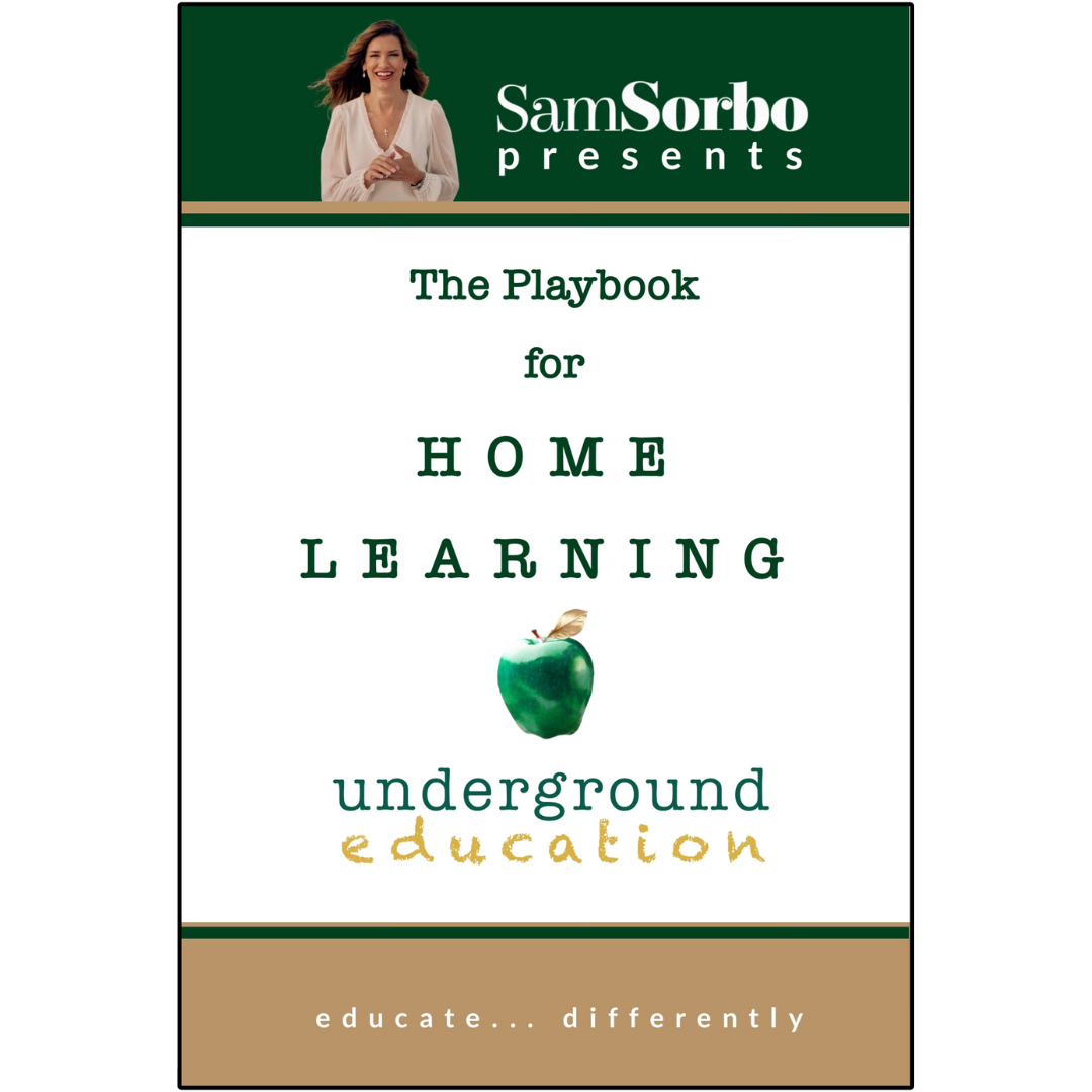 The Playbook for Home Learning + 15 Play-by-Play Videos Autographed by Sam Sorbo