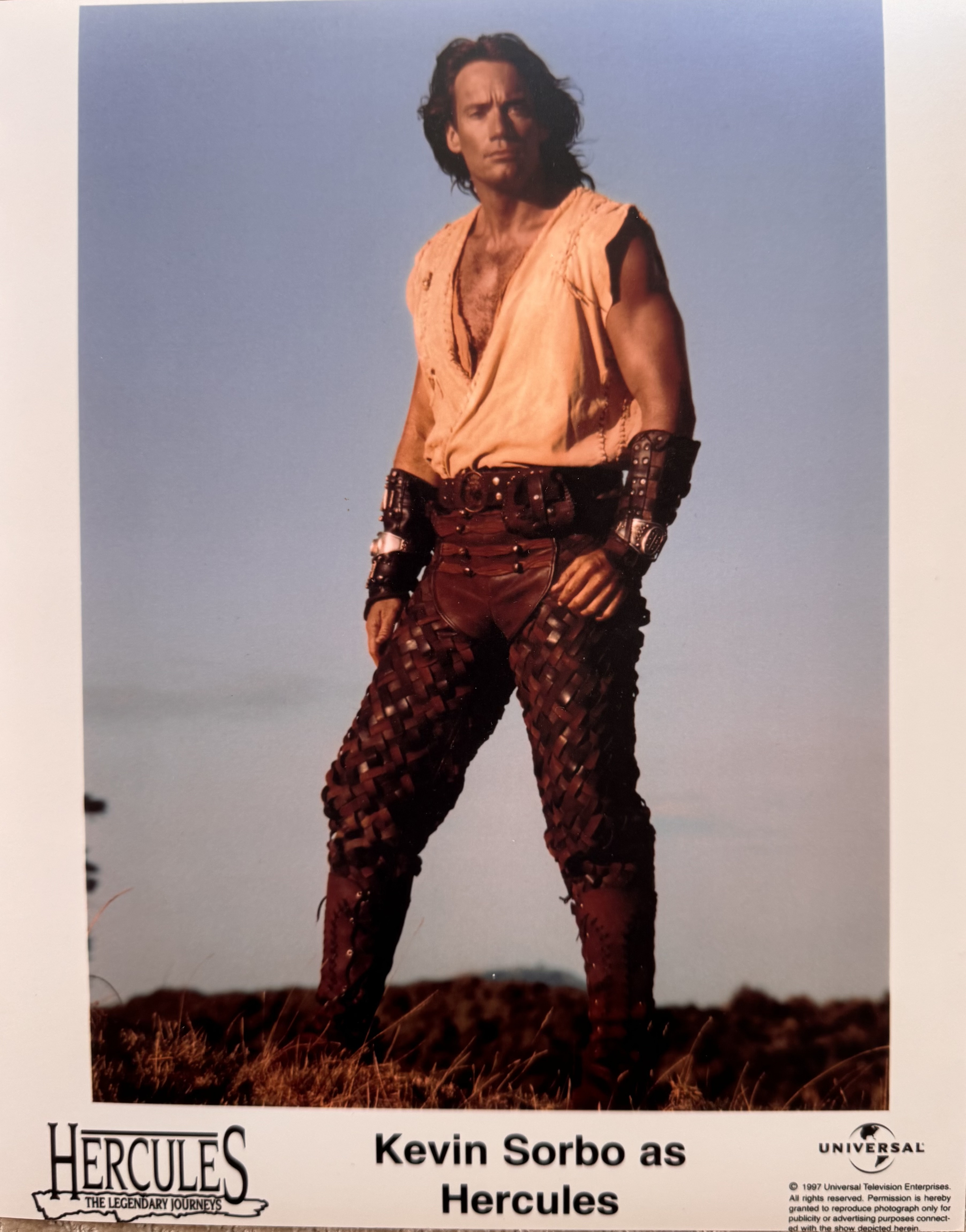 Hercules 8x10 Autographed by Kevin Sorbo