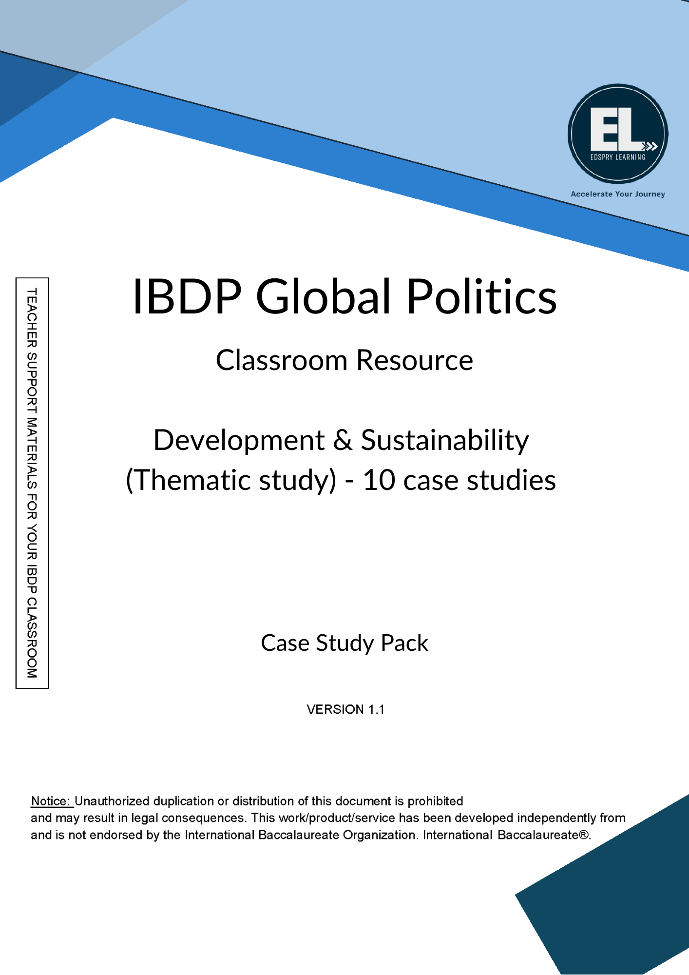 GP Development & Sustainability (Thematic study) - Case Study Pack