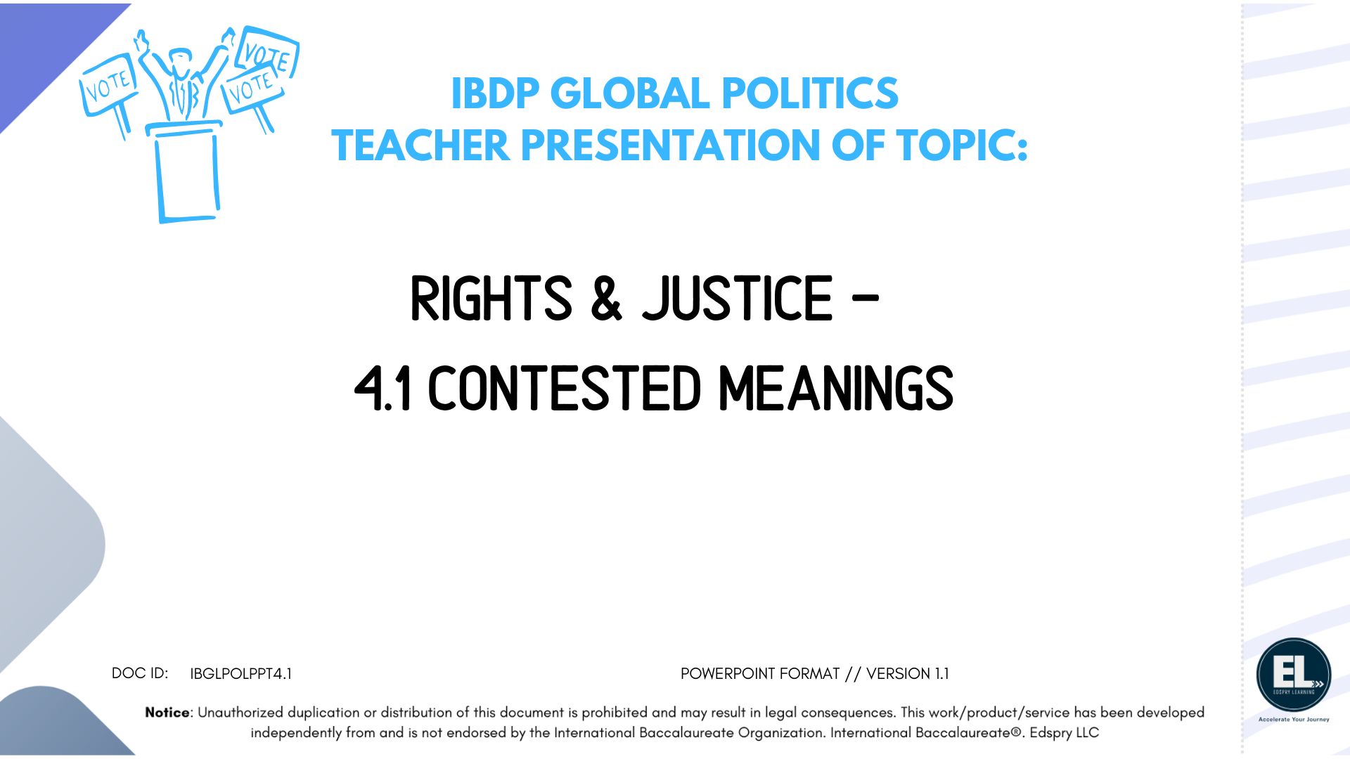 GP Rights & Justice - 4.1 Contested Meanings - PowerPoint