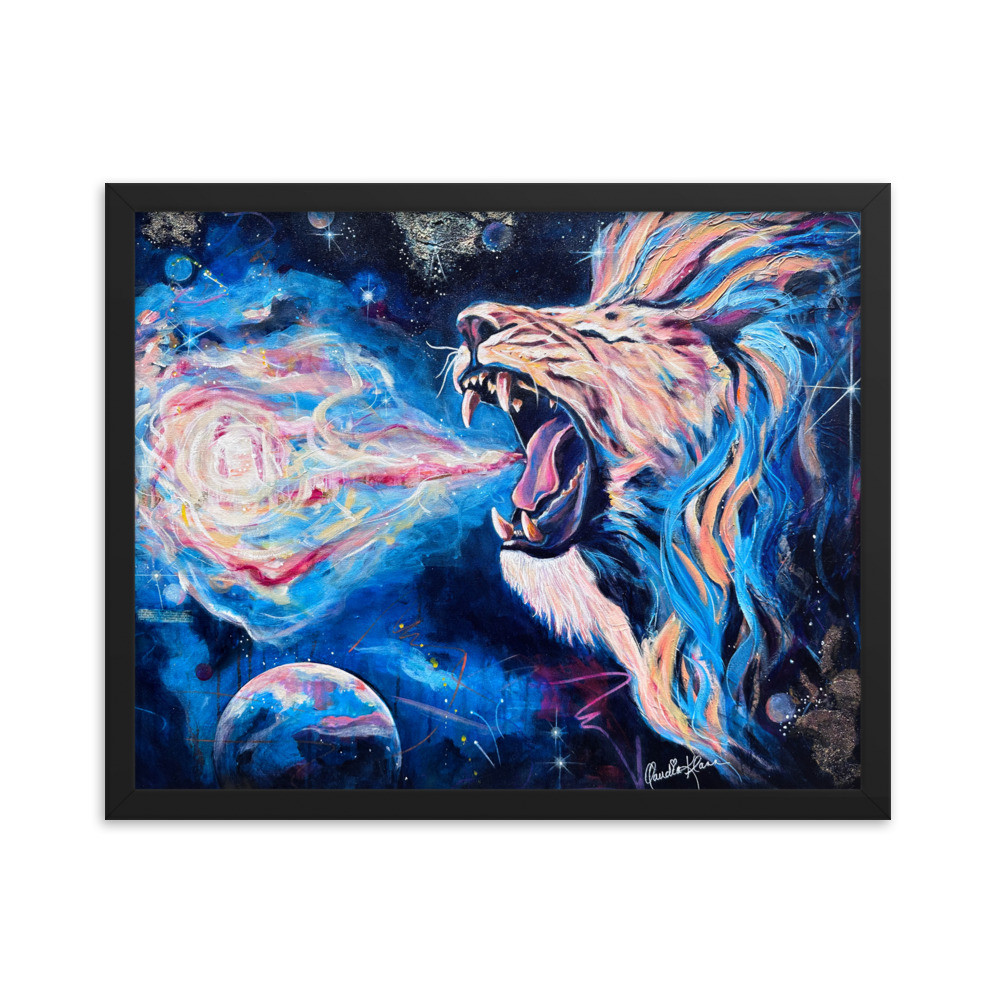 Awakening Breath Enhanced Matt Poster FRAMED