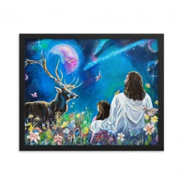 Come Away Enhanced Matt Poster FRAMED