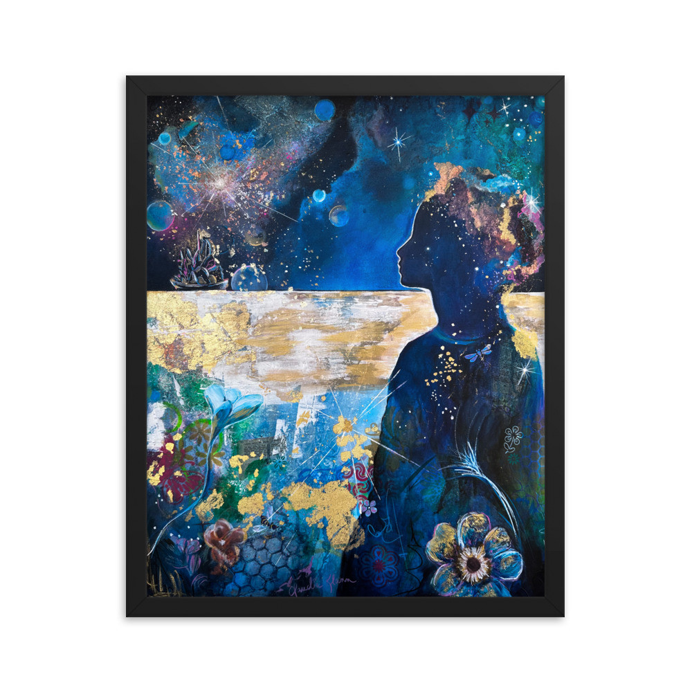 The Secret Place Enhanced Matt Poster FRAMED