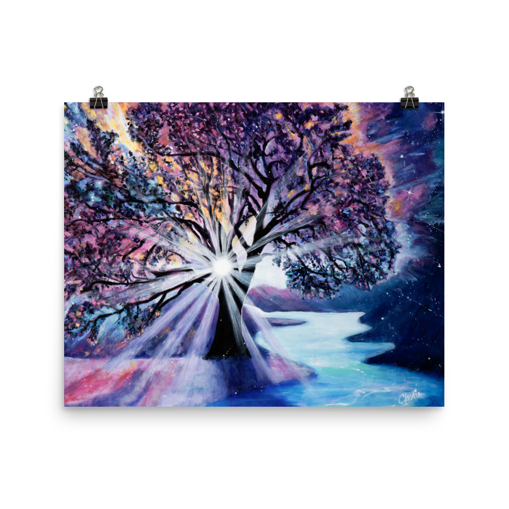 Tree of Life Enhanced Matt Poster UNFRAMED