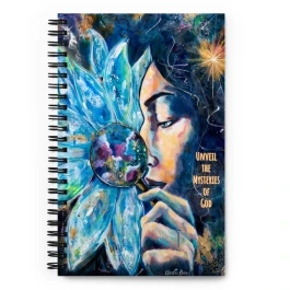 Mysteries Spiral notebook
