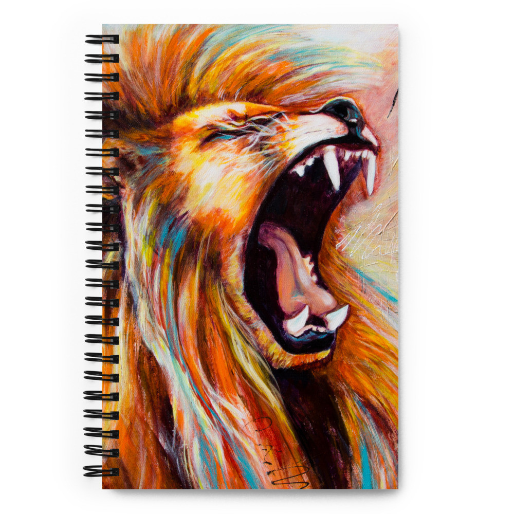 He Roars! Spiral Notebook