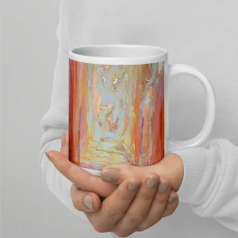 Encounter His Kingdom White Glossy Mug