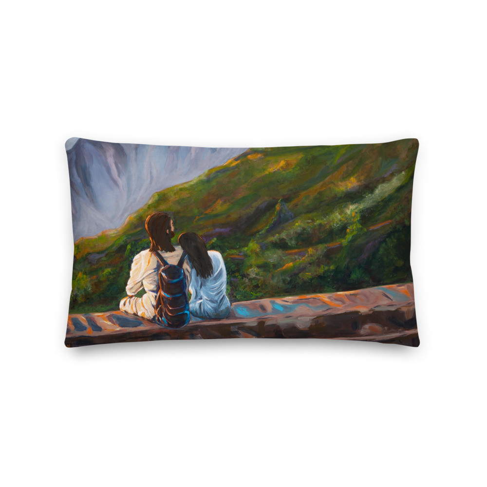 In His Shadow Premium Pillow
