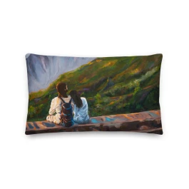 In His Shadow Premium Pillow