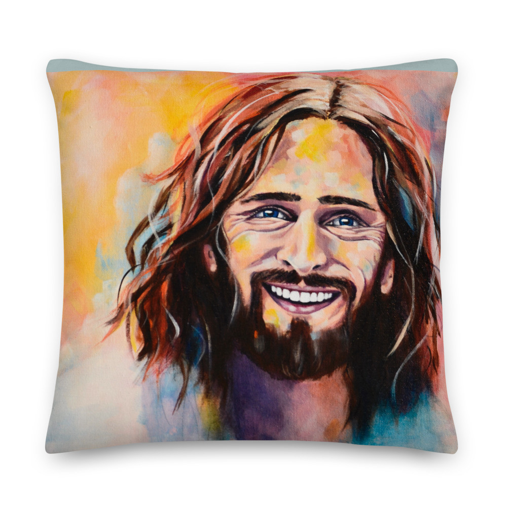 He Is Love! Premium Pillow