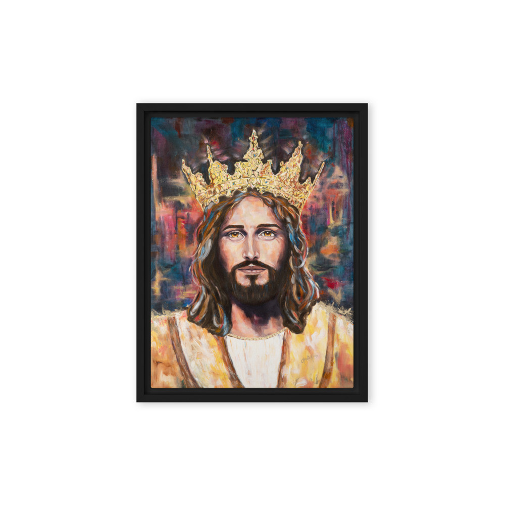 Crowned in Glory FRAMED Canvas Reproduction
