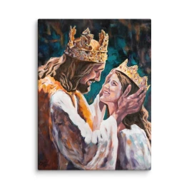 Crowned Canvas Reproduction