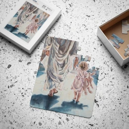 "I'VE GOT YOU!" Child Walking with Jesus Kids Puzzle, 30-Pieces