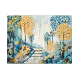 Steps to Zion Stretched Matte Canvas