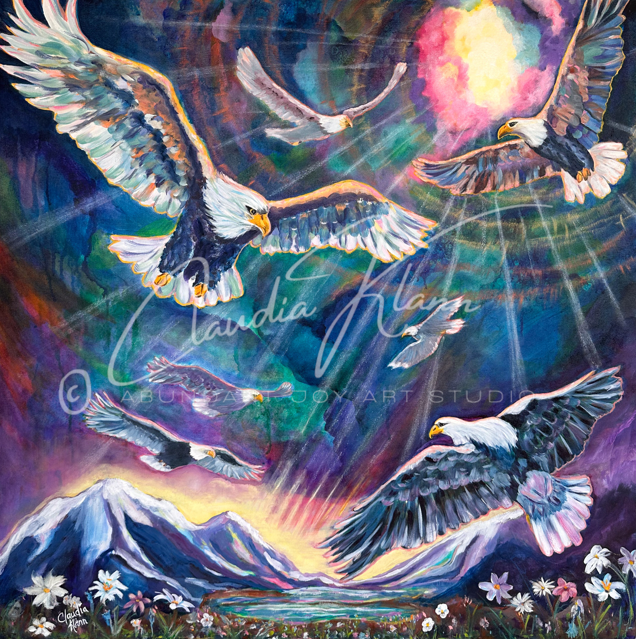 The Summoning Original Oil Painting