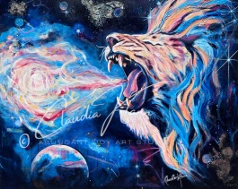 Awakening Breath Original Mixed-Media Acrylic