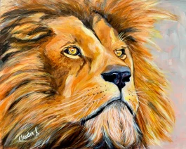 I See You! Original Acrylic on Wood Panel