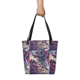 Tree of Life Patchwork Tote Bag