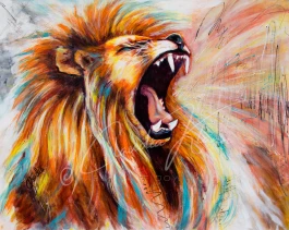 He Roars Original Acrylic