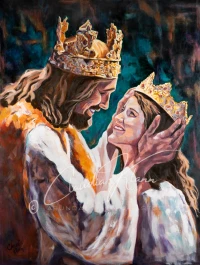 Crowned Original Oil Painting