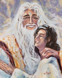 Ancient of Days Original Acrylic Painting