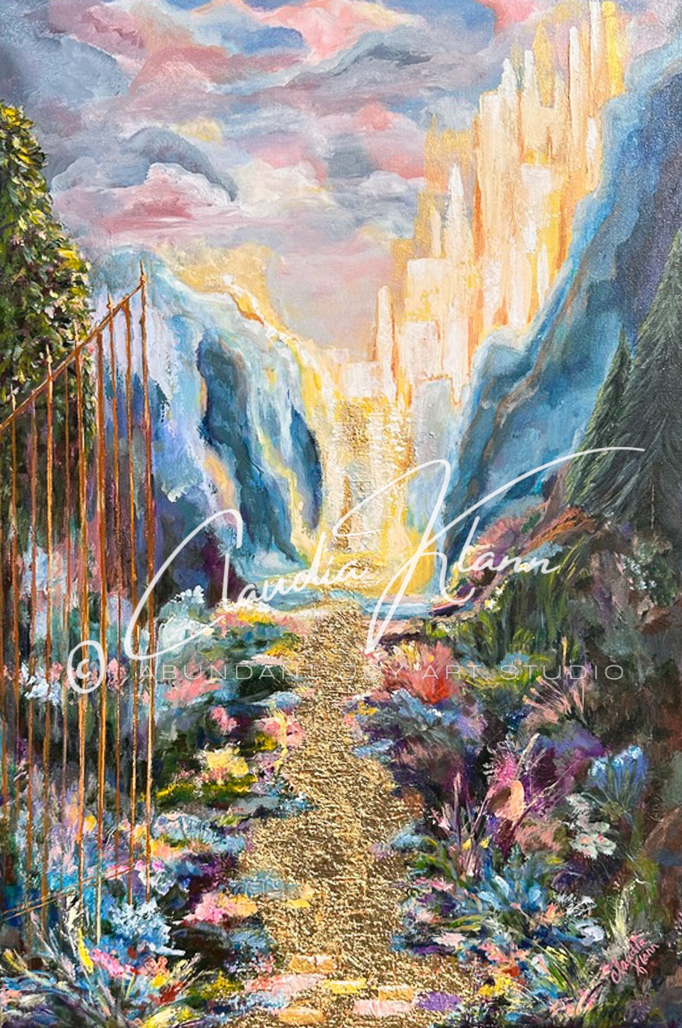 Glory Gate Mixed Media Original