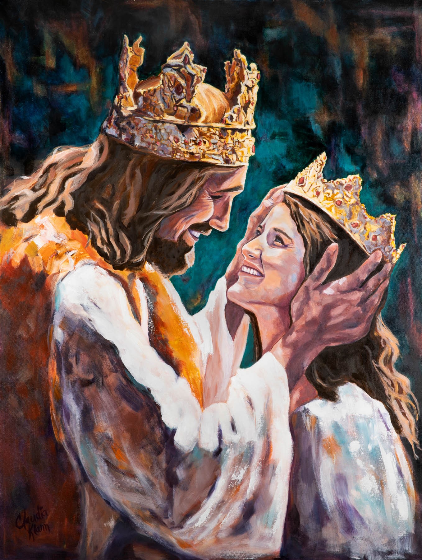 Crowned Original Oil Painting