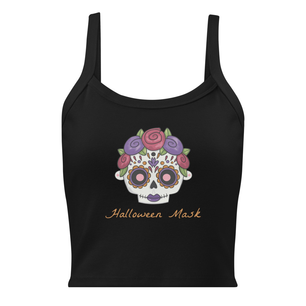 Halloween Mask Women’s Micro-rib Tank Top