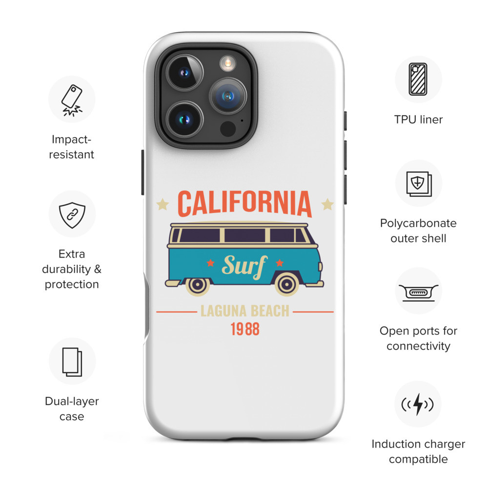 California Surf Tough Case for iPhone®