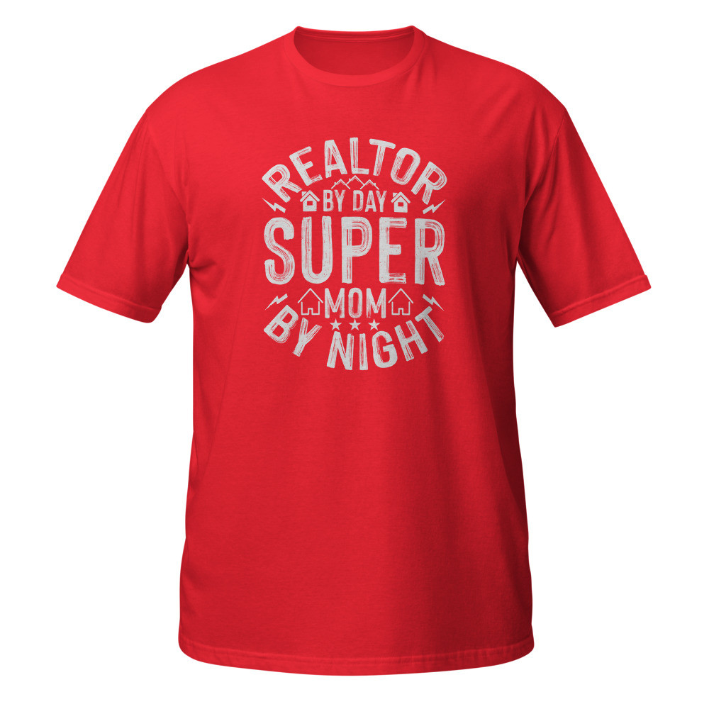 Realtor By Day Super Mom By Night Short-Sleeve T-Shirt